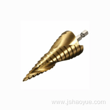 HSS Spiral Flute Step Cone Drill Bit